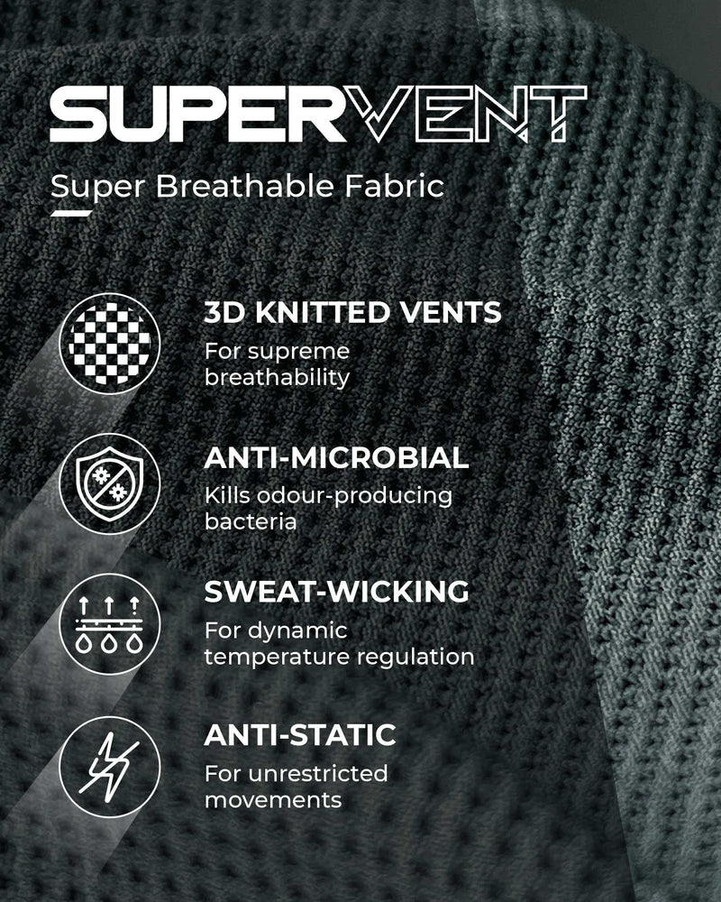 SuperVent Training Shorts with Towel Holder Forest-Black