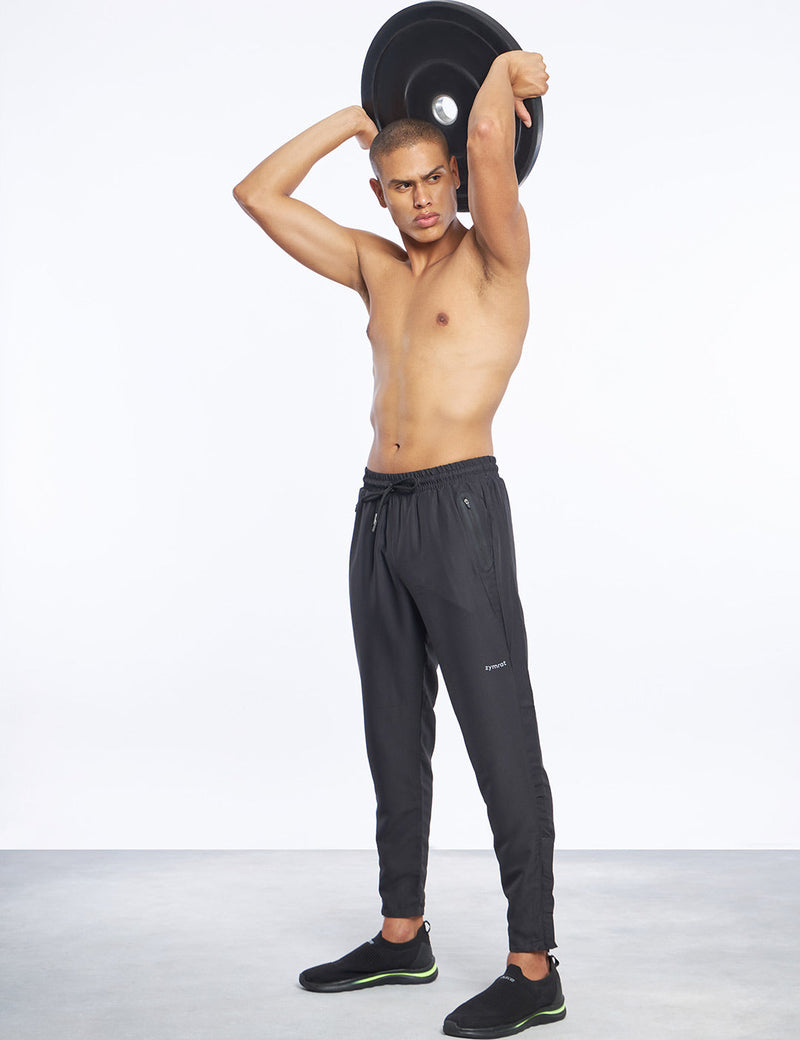 Slide-In Woven All Day Track Pant Black - Regular Fit